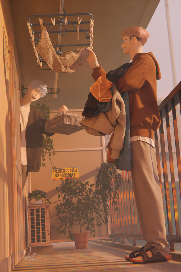 現パロ五悠