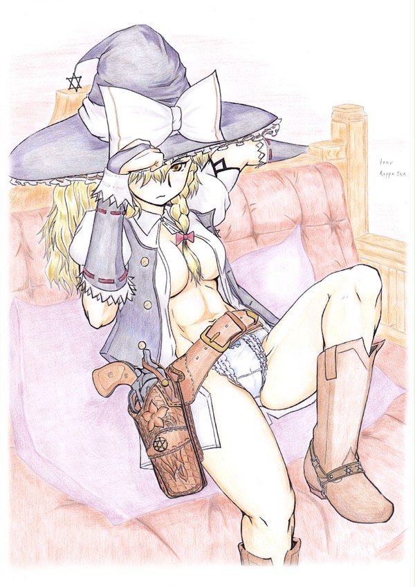 【合作】  前オープン巨乳ムキムキ魔理沙