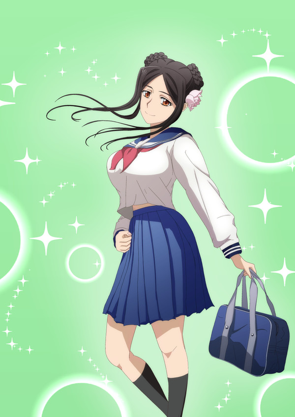 セーラー服のファム姉 2021年 誕生日記念絵