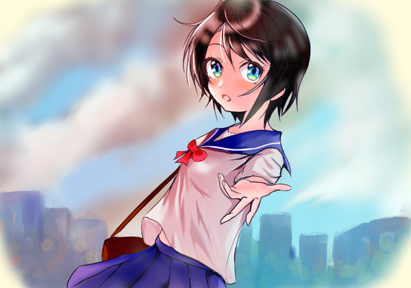 先輩・・・手、繋がないんすか？