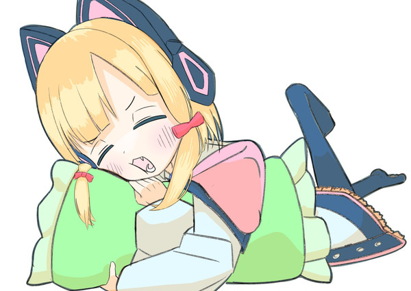 ブルアカモモイ落書き