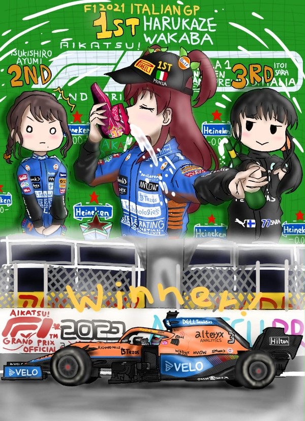 2021 Italian Grand prix podium！！