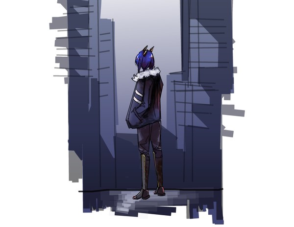 Ch'en in coat