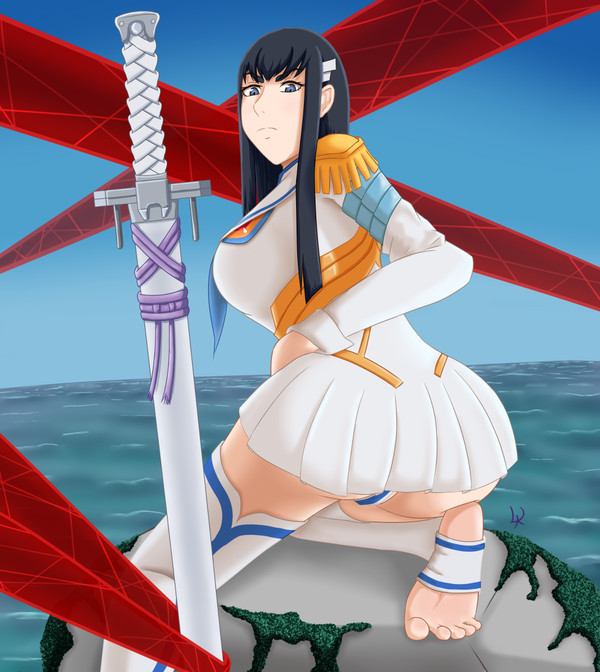 Satsuki at her secrect beach