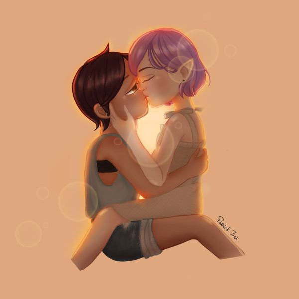 Light thing n kiss stuff