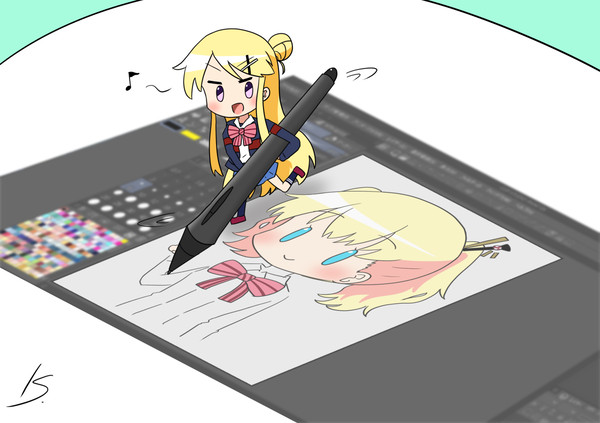 お絵描きカレンちゃん