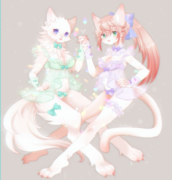 女の子+女の子