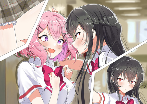 壁ドンされてるれな子