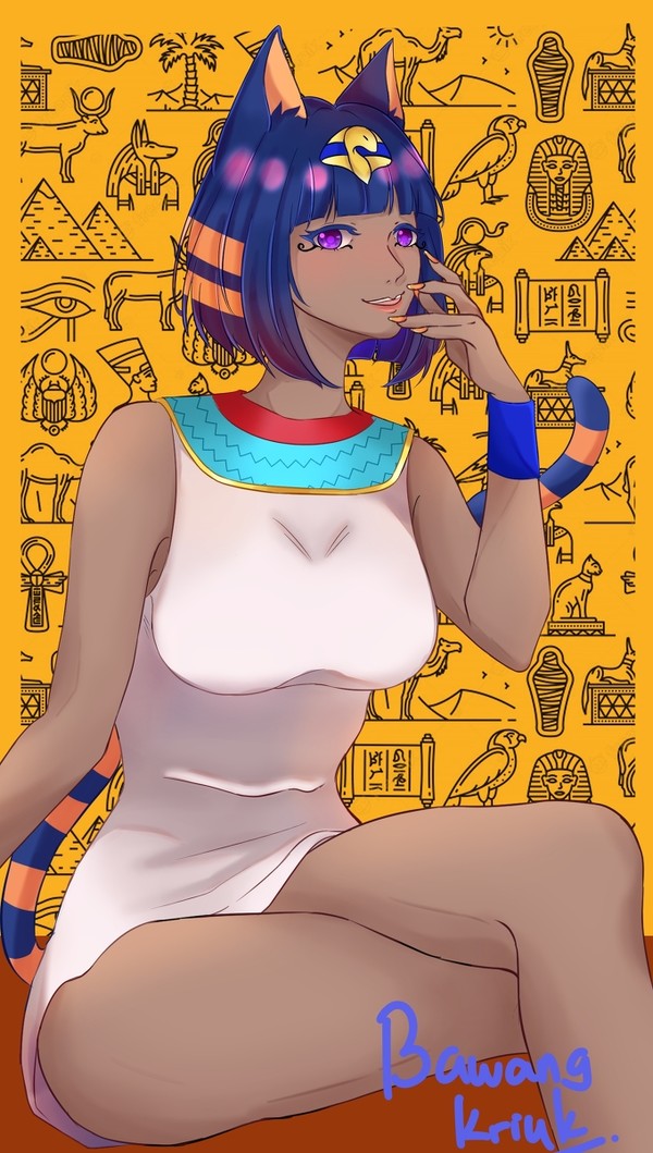 Ankha from animal crossing