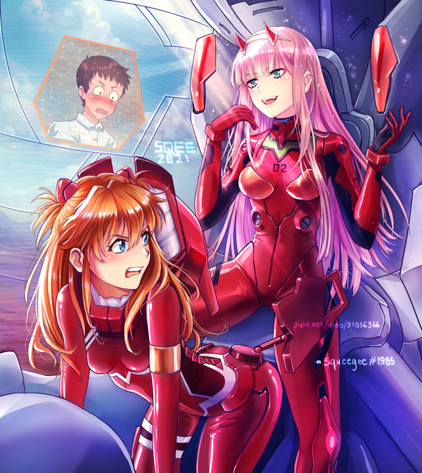 アスカとゼロツー