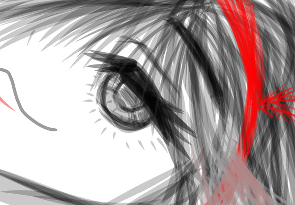 白と黒と赤