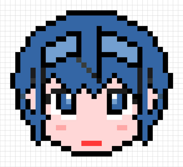 【エクセル方眼紙】すずきつづみ【ドット絵もどき】