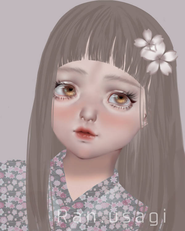 着物 / かわいい女の子