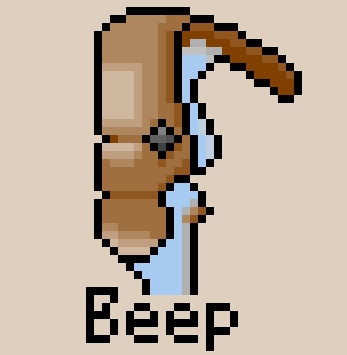 【ドット絵練習】ビープ君【Kenshi】