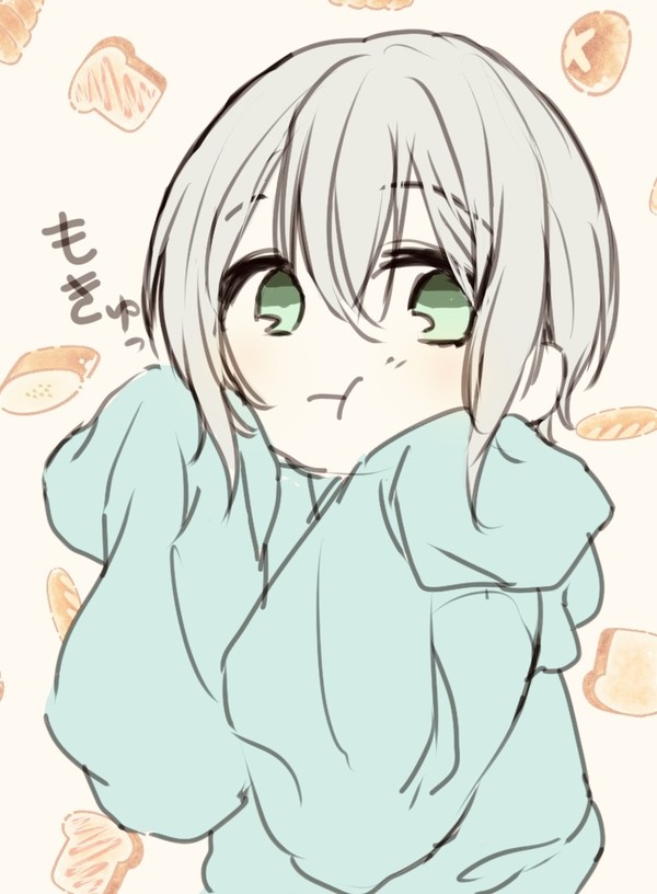 もきゅっとしてるモカちゃん