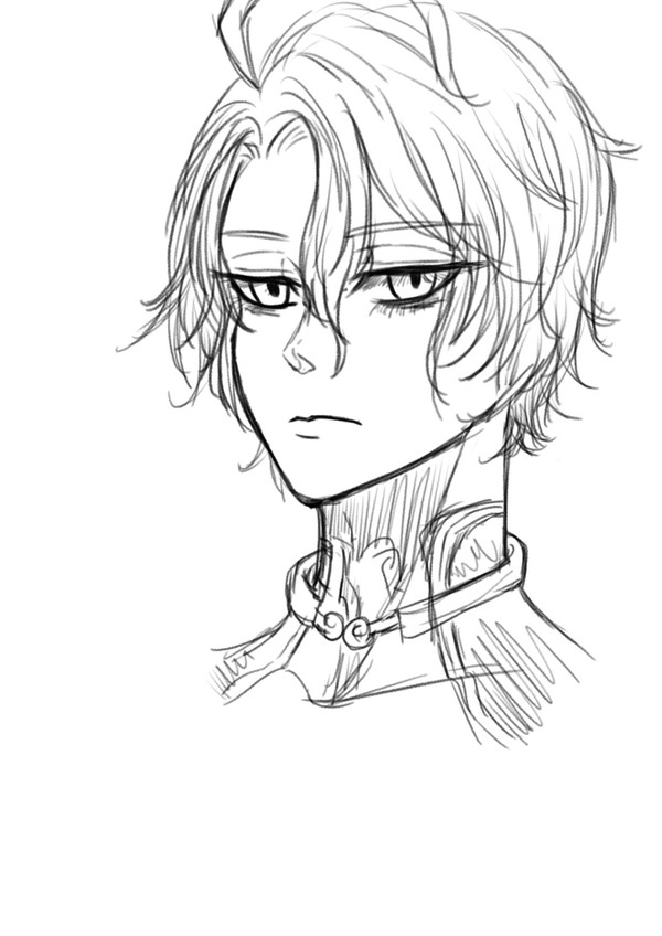 初描き