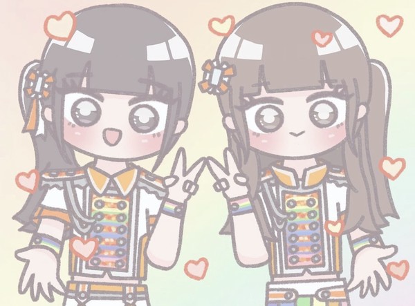 虹コン 橙色担当！！