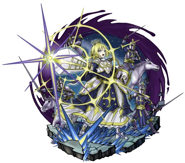 ソシャゲ風創作キャラ絵「騎士王アーサー」