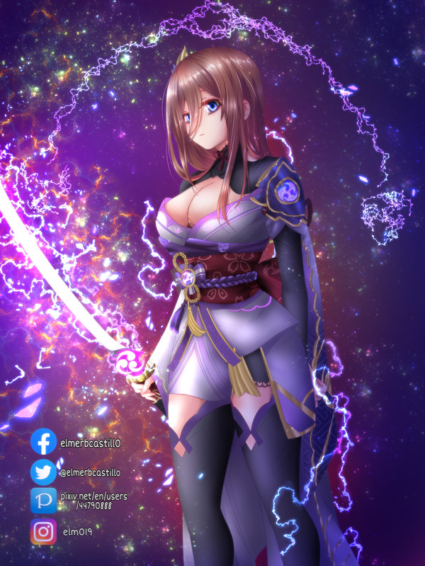 Miku nakano vestida de ei shogun