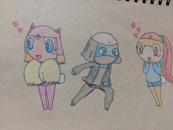退屈だから描いたんだよ。