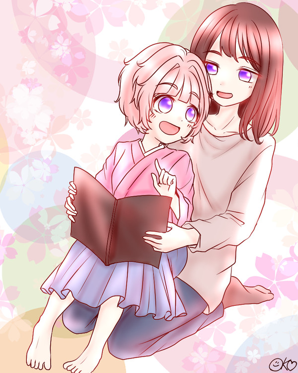 🛠紙やすりとお膝の上でお勉強♡