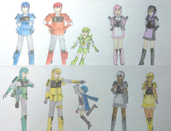 竜兄妹　擬人化