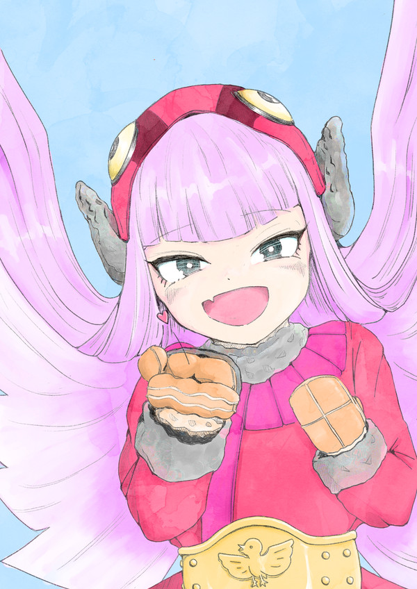 モー・ショボ―ちゃん固有モーションの投げキッスがたまらない絵