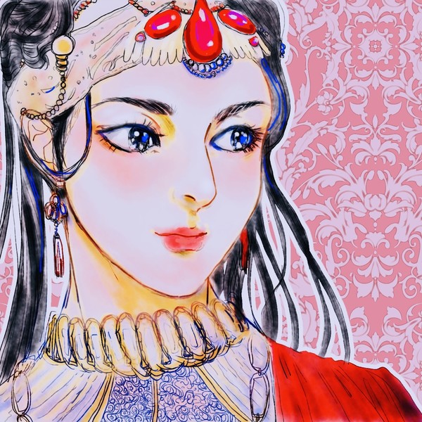 民族風落書き