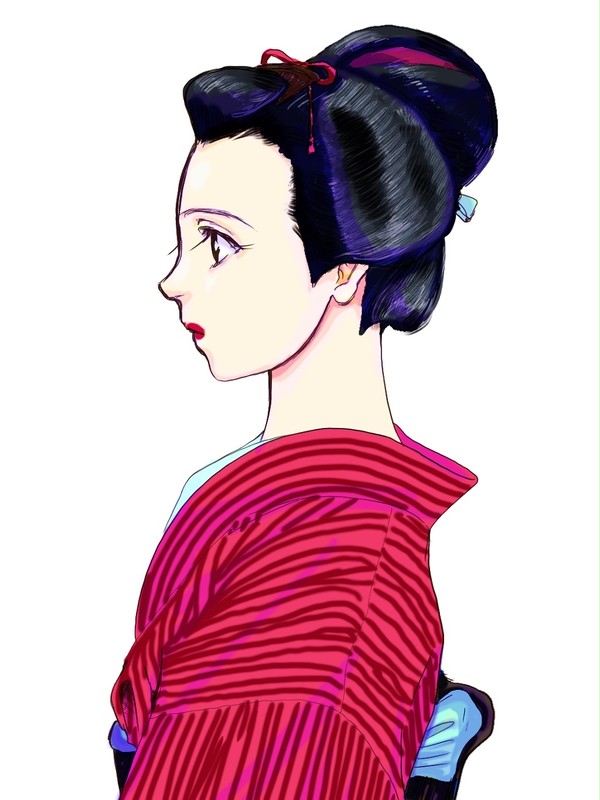 着物女性