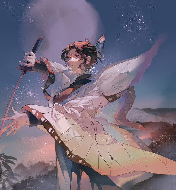 月下蝶