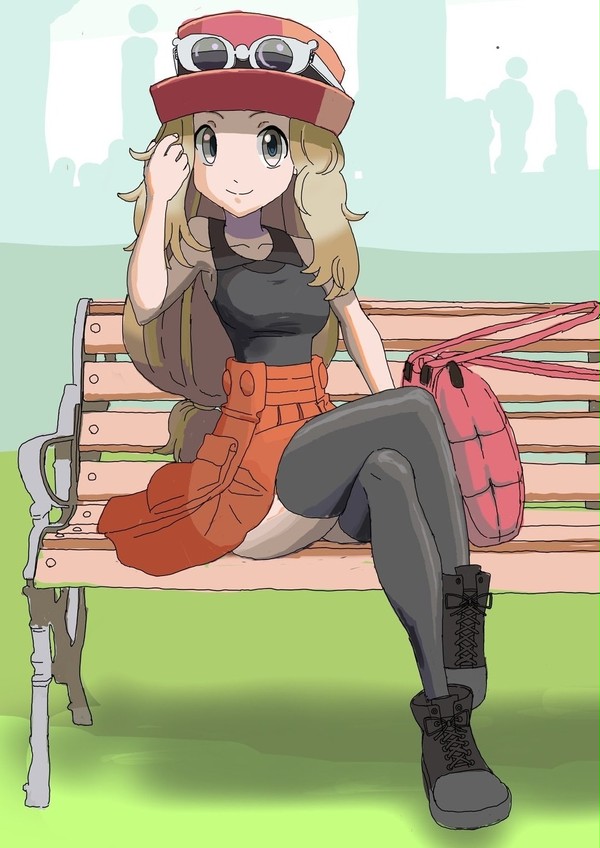足組みセレナさん