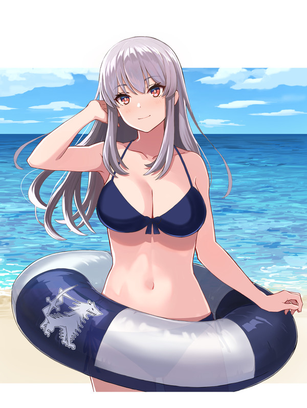 夏の空  海と水着と  グラセラちゃん