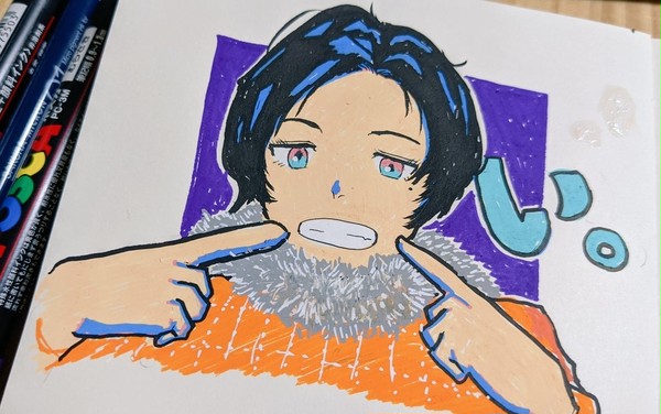 「い。」って言ってる女の子