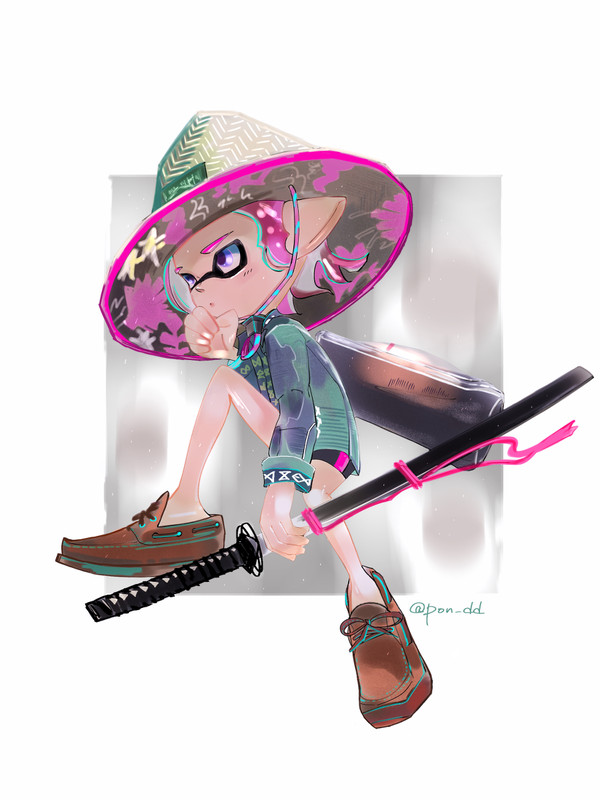 🦑×bamboo sword