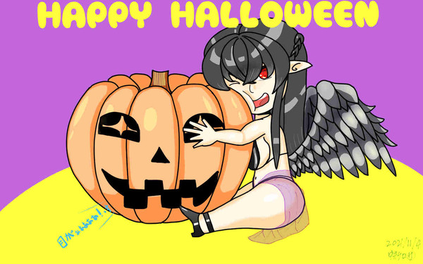 サキュバス界の農家がハロウィン用のかぼちゃを用意してくれました！