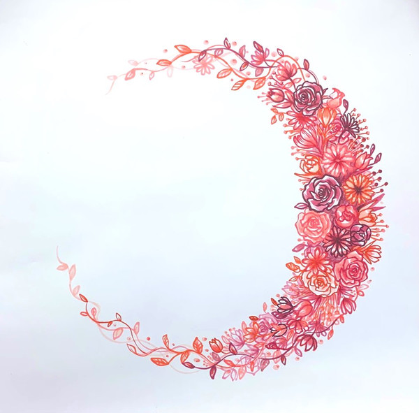 Flower  Moon 〈Red〉