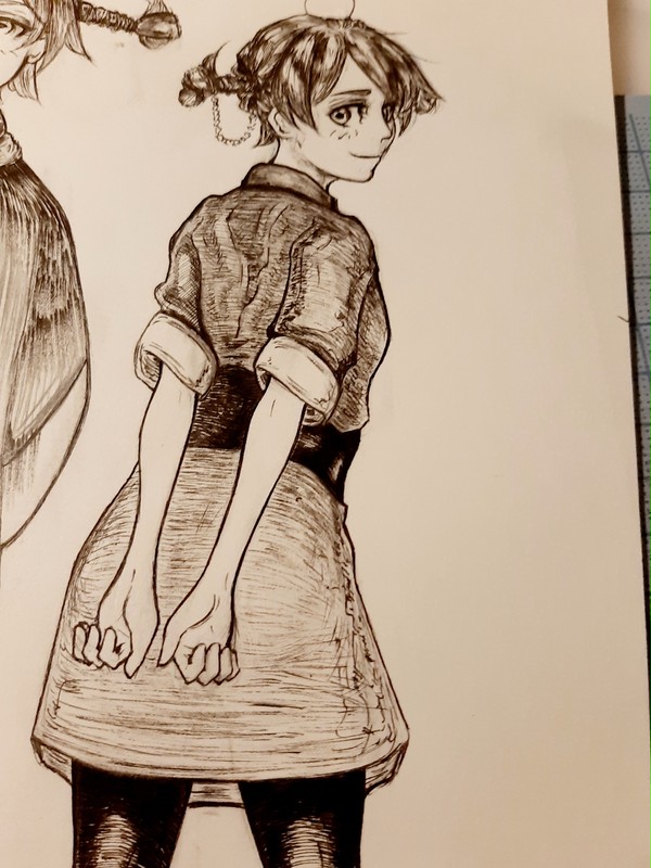 女子大学生  キャラクター デッサン