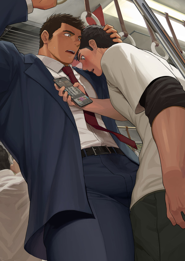 濃厚接触リーマンin電車