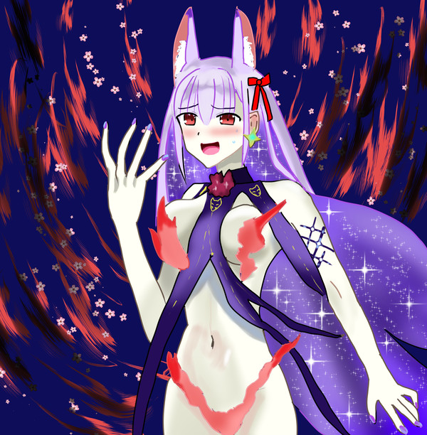 紙代なつめさん（個人Vtuber）の水着カーマちゃん衣装
