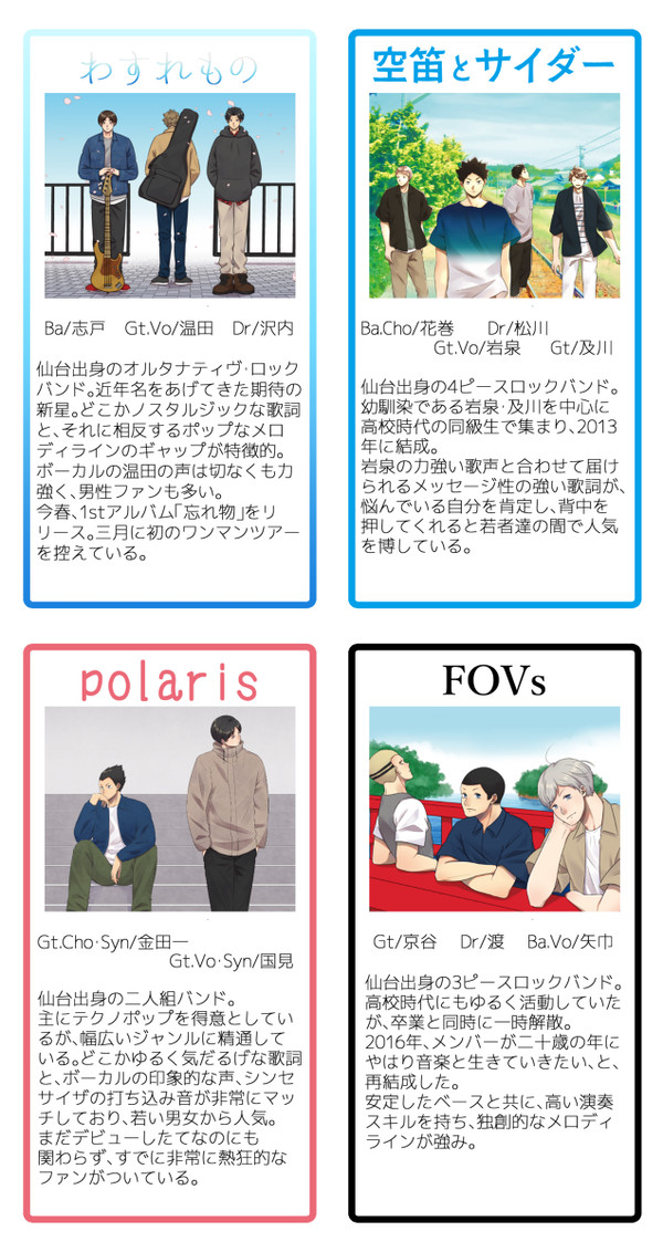 【web再録】青城バンドパロ本【寄稿】