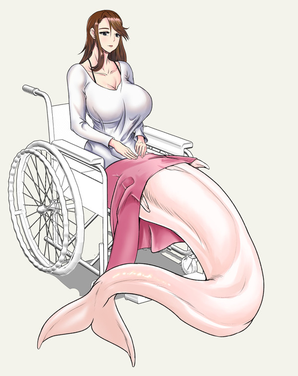 人魚 車いす
