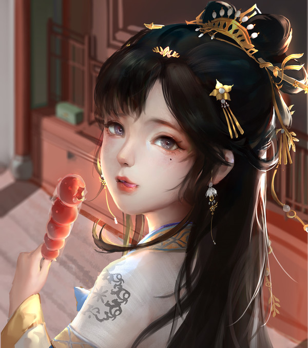 摸