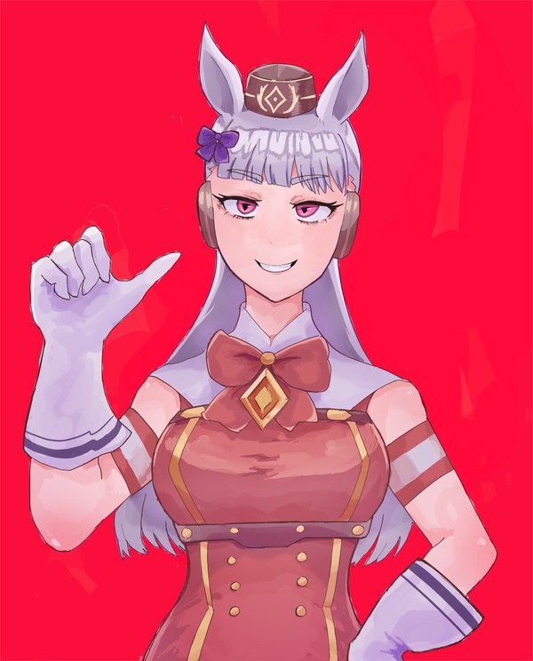 ダスカとゴルシ　らくがき