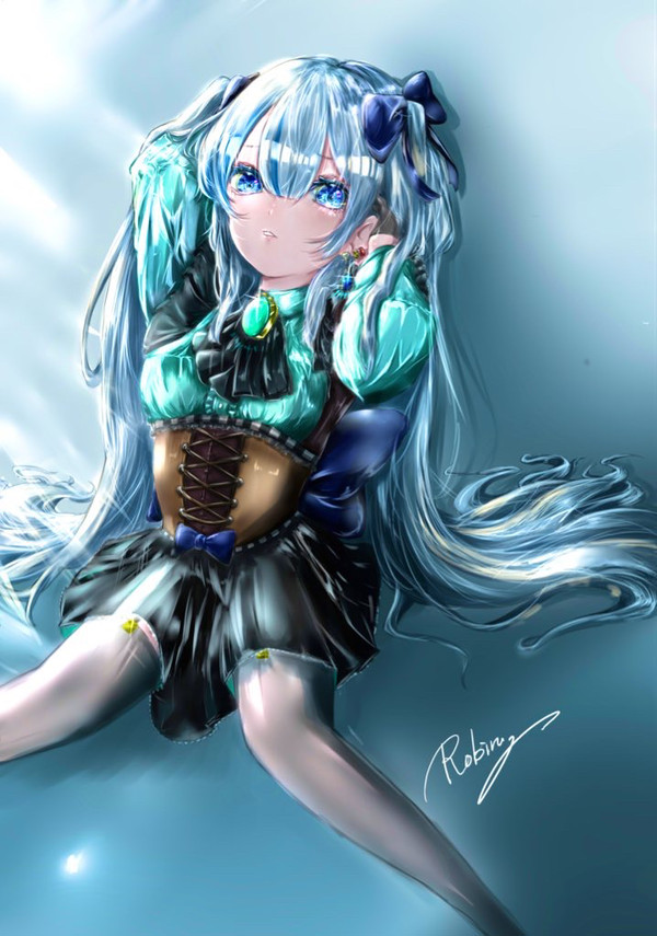 光と女の子