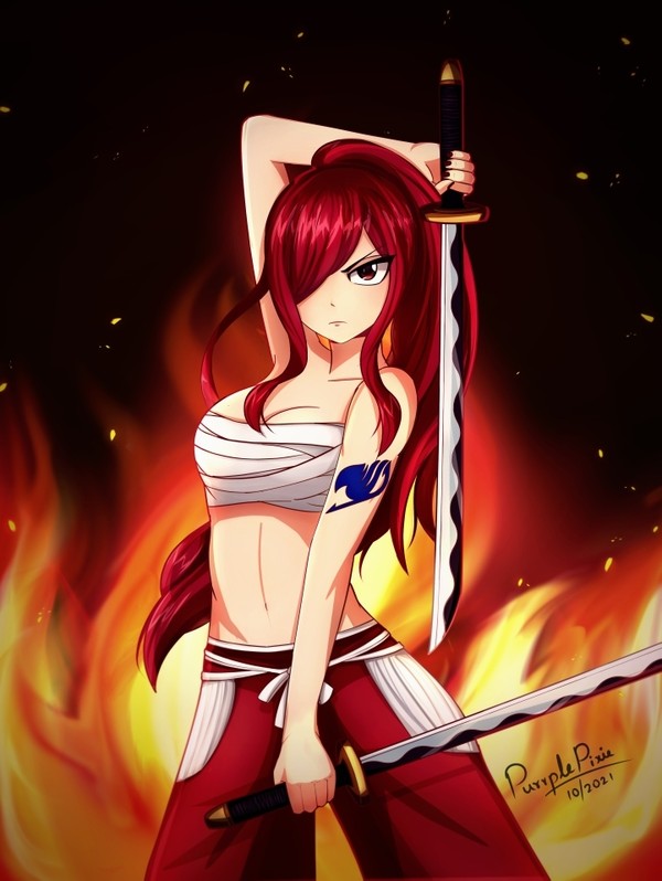 Erza Scarlet Fanart