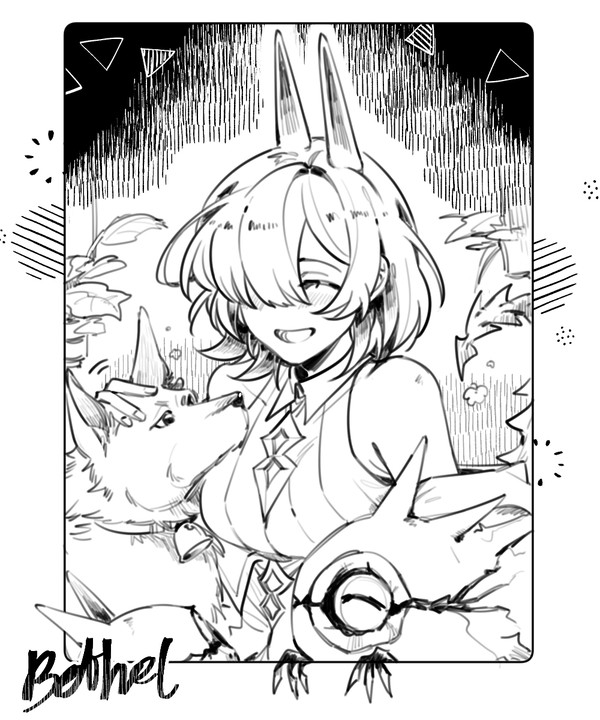 Bethel and her pet