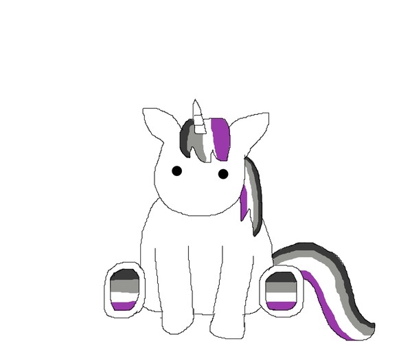 Asexual Pride Unicorn