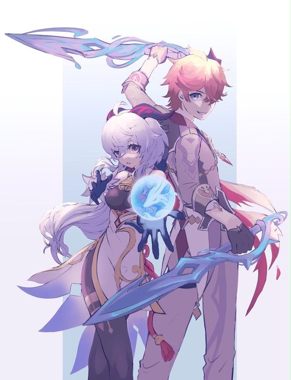 甘雨とタルタリヤ