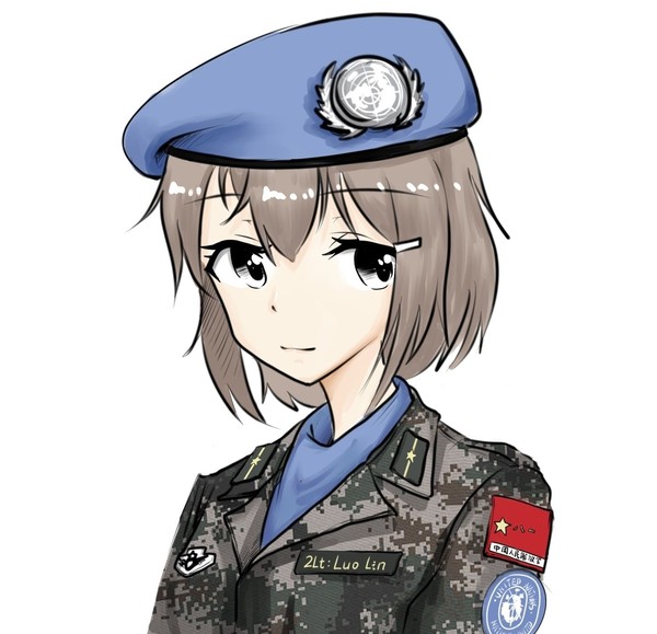 大女儿的蓝盔限定皮