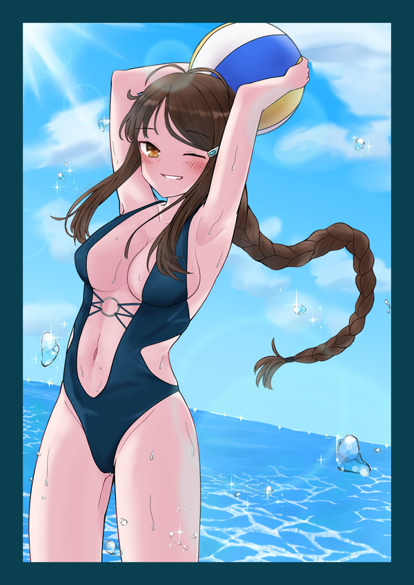 水着の礼先輩